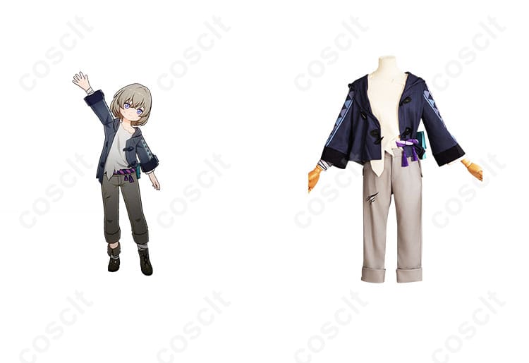 商品正面とキャラクターの組み合わせ画像 - スターレイルのカカワーシャ幼少期のコスプレ衣装