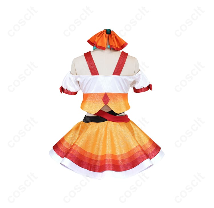 セレナのコスプレ衣装、背面のデザイン。リアルな再現で、ファンにとって理想的な衣装です。