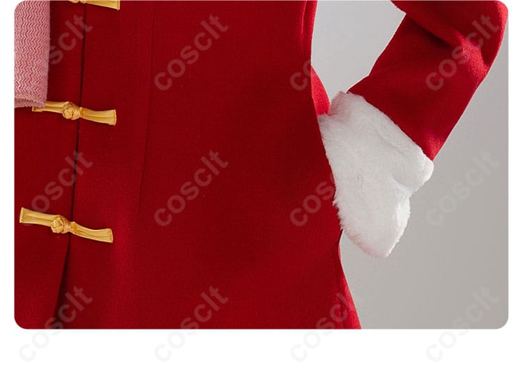 コスプレ衣装の装飾の細部写真｜銀魂 神楽 冬服 コスプレ衣装