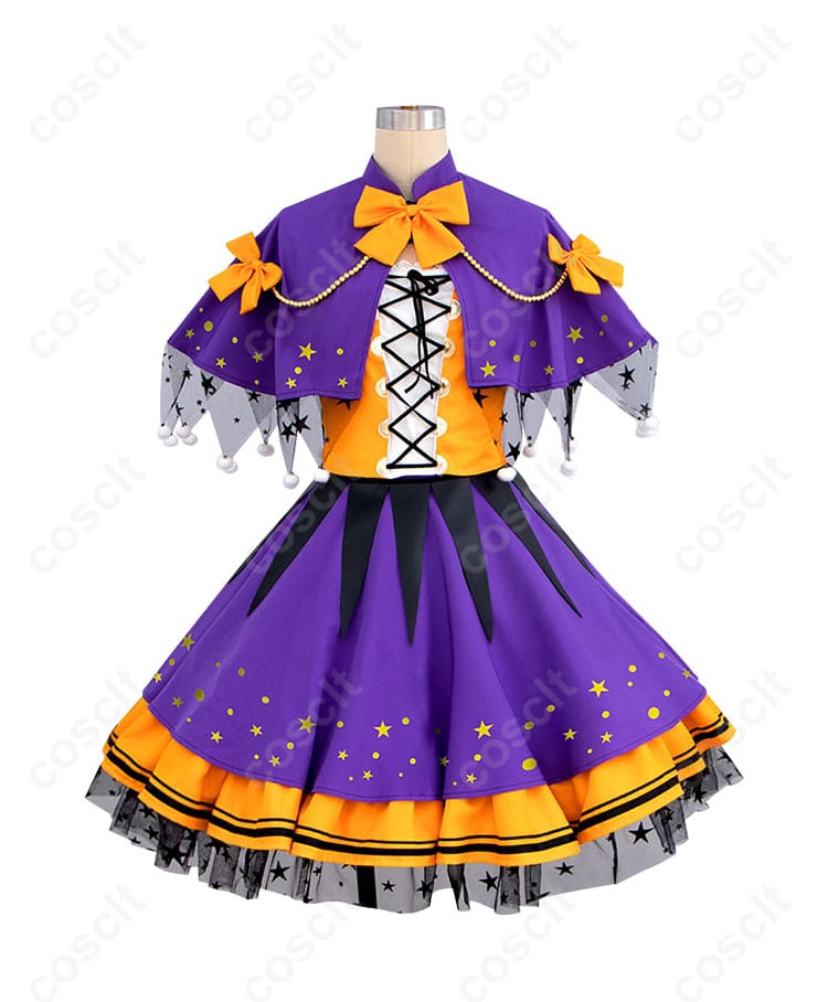 リゼロ エミリア コスプレ衣装 正面写真｜ハロウィンNight2024衣装の美しいディテールが一目で分かる！