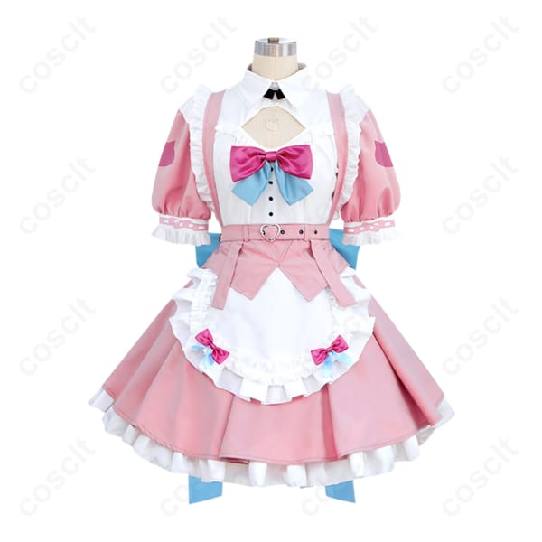 VTuber 結城さくな コスプレ衣装 ワンピース・エプロンセット 高忠実再現 コスプレ通販