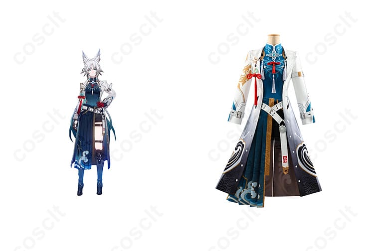 商品正面とキャラクター飛霄のコスプレ衣装を組み合わせた画像 - 崩壊：スターレイル