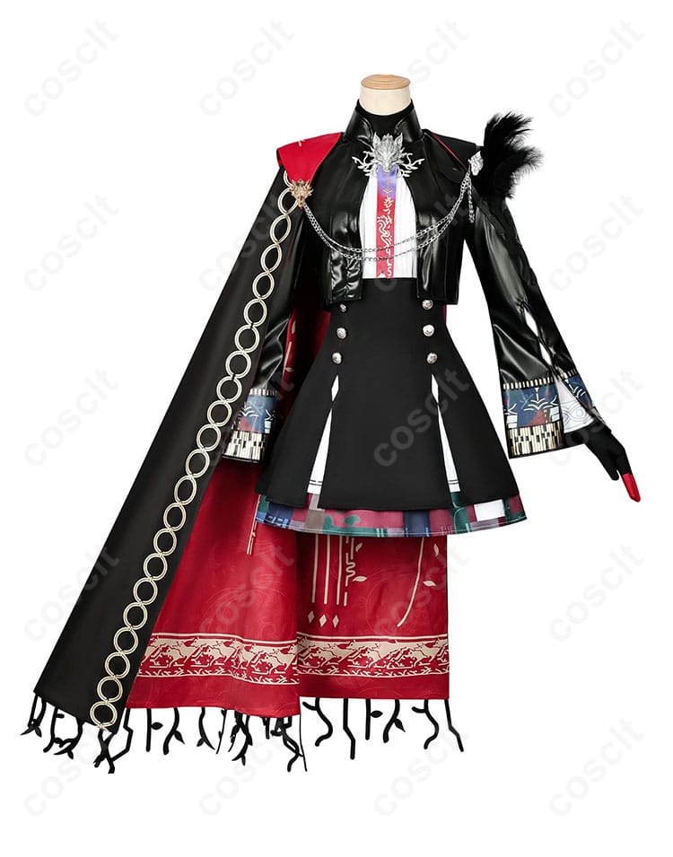 荒廃ラップランドコスプレ衣装の正面画像。ディテール豊かなデザインが際立っています。