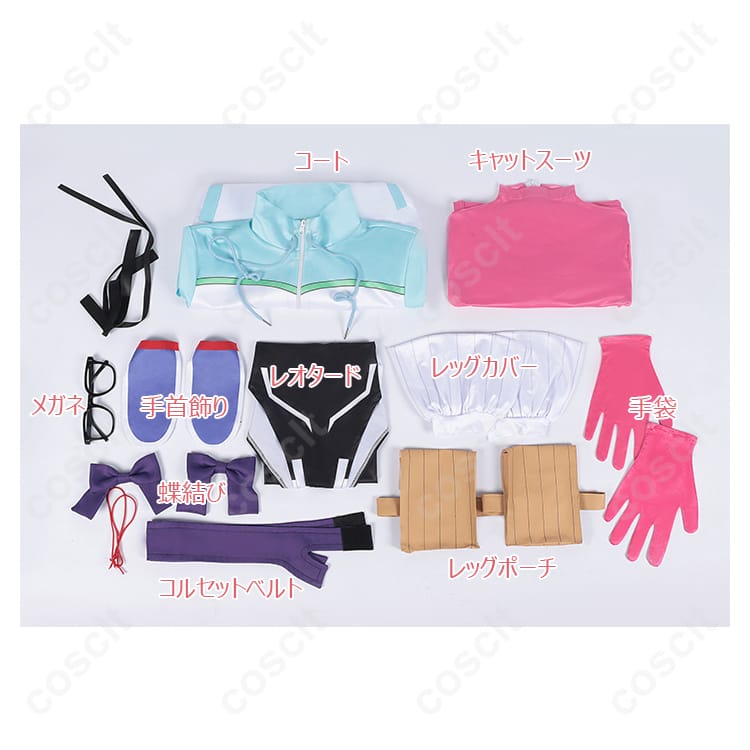 ニートくノ一となぜか同棲はじめました（ニト同） 出浦白津莉 コスプレ衣装 レオタード・キャットスーツ・コート付き 高再現度 - 6枚目の画像