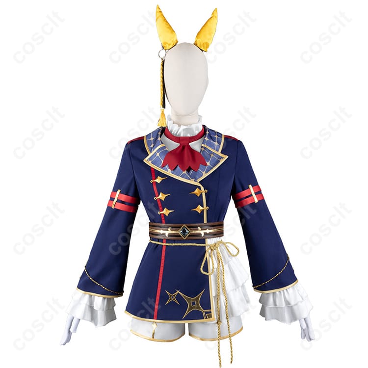 ウマ娘 プリティーダービー（ウマ娘） カルストンライトオ 勝負服 コスプレ衣装【高再現度・快適な着心地】 - 1枚目の画像