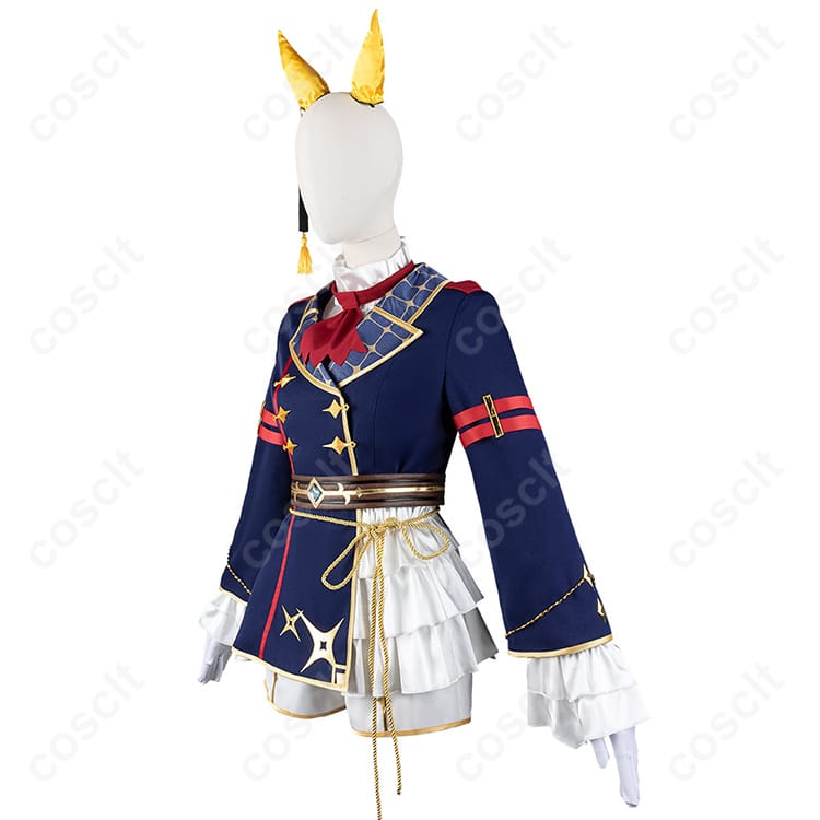 ウマ娘 プリティーダービー（ウマ娘） カルストンライトオ 勝負服 コスプレ衣装【高再現度・快適な着心地】 - 2枚目の画像