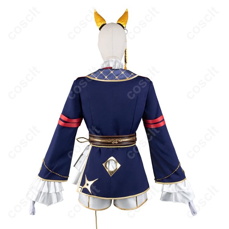 ウマ娘 プリティーダービー（ウマ娘） カルストンライトオ 勝負服 コスプレ衣装【高再現度・快適な着心地】 - 4枚目の画像