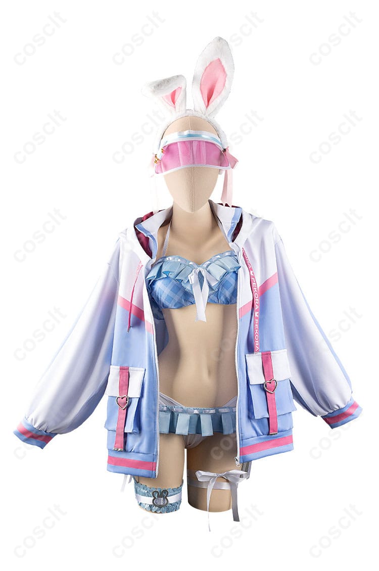 2024水着新衣装コスプレ衣装の正面画像。鮮やかなデザインと高品質な仕上がり。