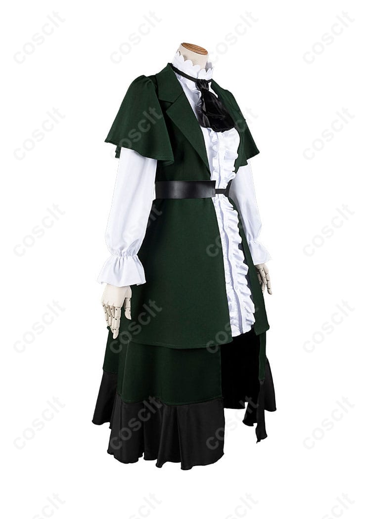 商品右側のコスプレ衣装画像。三船栞子のコスプレ衣装の全体がよく見える角度です。