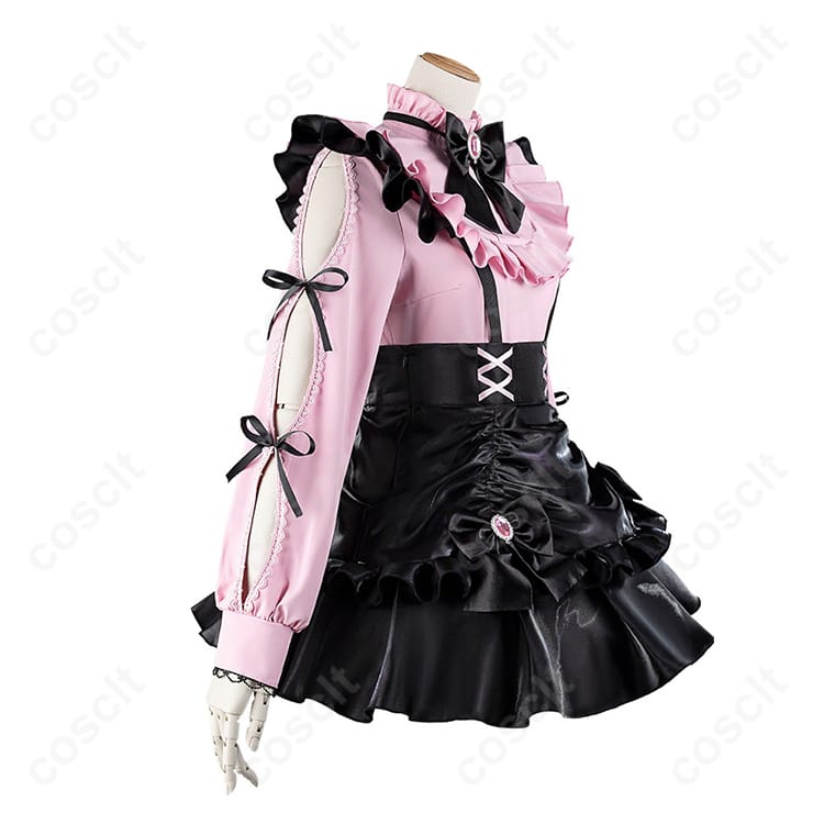 ラブライブ！シリーズ（ラブライブ！） ニジガク 近江彼方 コスプレ衣装 ニジガクラブソング 蝶結び付き 可愛いコスプレ衣装 - 3枚目の画像
