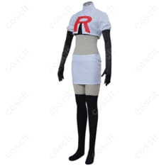 ポケットモンスター（ポケモン） ムサシ（ロケット団） 制服 コスプレ衣装 | 高い再現度・着心地抜群のコスプレ衣装 - 2枚目の画像（サムネイル）