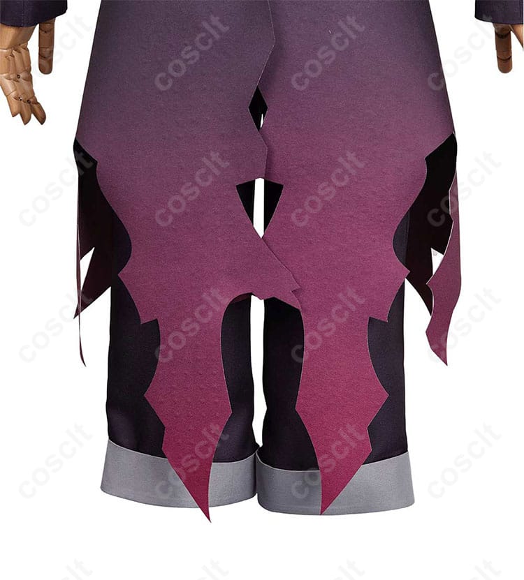 衣服の裾部分の装飾詳細 | ダンダダン コスプレ衣装 変身後 裾装飾