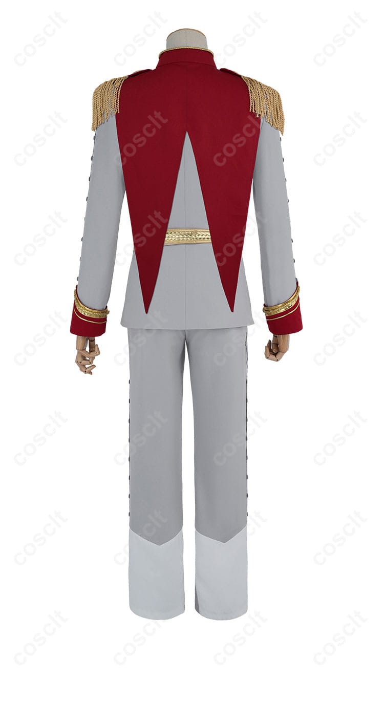 ペルソナ5 ザ・ロイヤル 明智吾郎 怪盗服 コスプレ衣装 背面図。衣装の後ろ姿がしっかり再現されています。