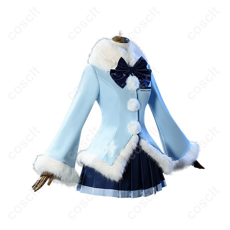 雪ミク・雪ミクシリーズ 雪ミク（初音ミク 雪ミクVer.） コスプレ衣装 2012年 ふわふわコート Ver. コスプレ通販 - 2枚目の画像