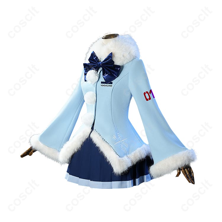 雪ミク・雪ミクシリーズ 雪ミク（初音ミク 雪ミクVer.） コスプレ衣装 2012年 ふわふわコート Ver. コスプレ通販 - 3枚目の画像