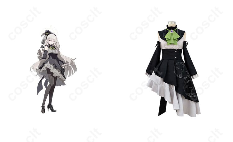 ブルーアーカイブ 歌住サクラコ アイドル コスプレ衣装 正面とキャラクターの組み合わせ
