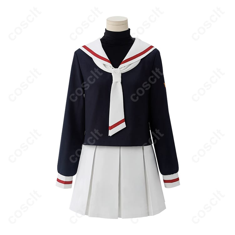 カードキャプターさくら（CCさくら） 木之本桜・大道寺知世 コスプレ衣装 友枝小学校 制服 冬服 - 1枚目の画像