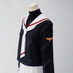 カードキャプターさくら（CCさくら） 木之本桜・大道寺知世 コスプレ衣装 友枝小学校 制服 冬服 - 3枚目の画像（サムネイル）
