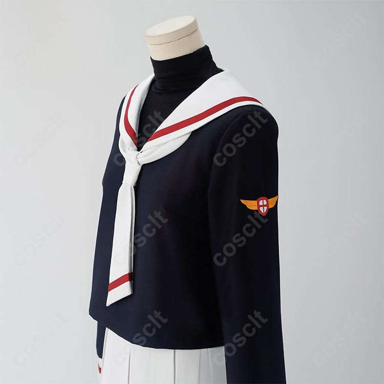 カードキャプターさくら（CCさくら） 木之本桜・大道寺知世 コスプレ衣装 友枝小学校 制服 冬服 - 3枚目の画像
