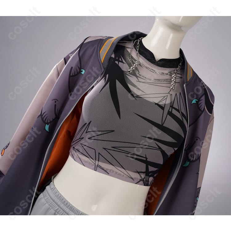 ホロライブ DEV_IS FLOW GLOW 虎金妃笑虎 コスプレ衣装 初期衣装（FLOW GLOWデビュー衣装） 高忠実度再現 透湿・快適な素材使用 - 6枚目の画像