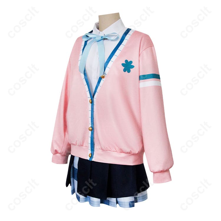 「アイドルマスターシリーズ（学マス） 学園アイドルマスター 花海佑芽 コスプレ衣装 初星学園制服（忠実再現、着心地良好）」 - 2枚目の画像