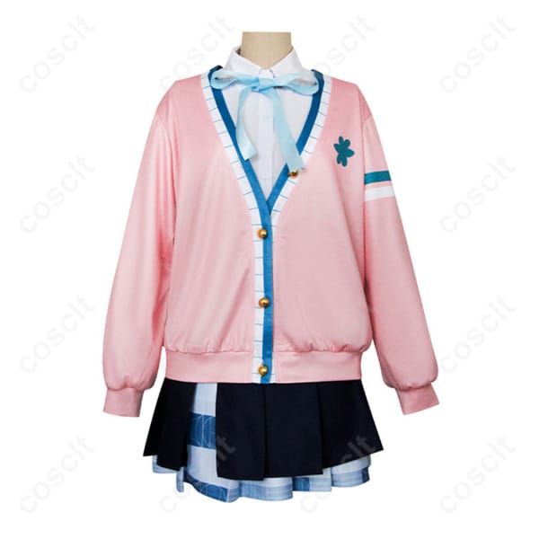 「アイドルマスターシリーズ（学マス） 学園アイドルマスター 花海佑芽 コスプレ衣装 初星学園制服（忠実再現、着心地良好）」