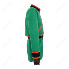 HUNTER×HUNTER（ハンターハンター） ゴン＝フリークス コスプレ衣装 ハンター試験編（緑のジャケット＋ショートパンツ＋黒インナー） コスプレ通販 - 3枚目の画像（サムネイル）