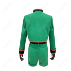 HUNTER×HUNTER（ハンターハンター） ゴン＝フリークス コスプレ衣装 ハンター試験編（緑のジャケット＋ショートパンツ＋黒インナー） コスプレ通販 - 4枚目の画像（サムネイル）