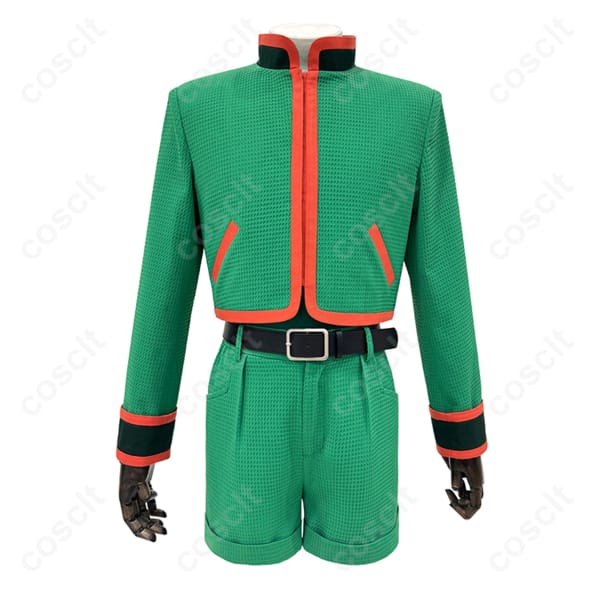 HUNTER×HUNTER（ハンターハンター） ゴン＝フリークス コスプレ衣装 ハンター試験編（緑のジャケット＋ショートパンツ＋黒インナー） コスプレ通販