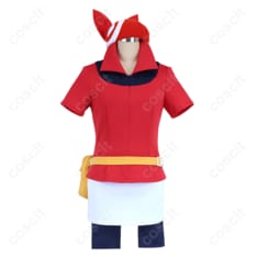 ポケットモンスターシリーズ（ポケモンRSE） ポケモン ルビー・サファイア・エメラルド ハルカ コスプレ衣装 エメラルド版（忠実再現、快適な着心地） - 1枚目の画像（サムネイル）