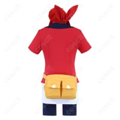 ポケットモンスターシリーズ（ポケモンRSE） ポケモン ルビー・サファイア・エメラルド ハルカ コスプレ衣装 エメラルド版（忠実再現、快適な着心地） - 2枚目の画像（サムネイル）