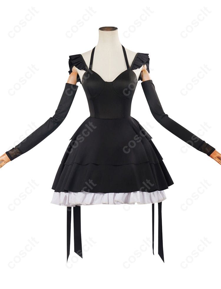 喜多川海夢 コスプレ衣装の正面画像。黒江雫×クロミコラボデザインのワンピースが美しく再現されています。