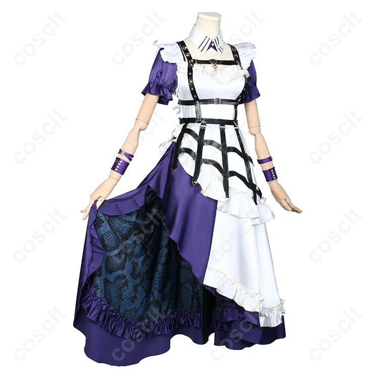 にじさんじ（VTuberグループ） 狂蘭メロコ コスプレ衣装 新衣装 メイド服（2024年ビジュアル基づく） コスプレ通販 - 2枚目の画像