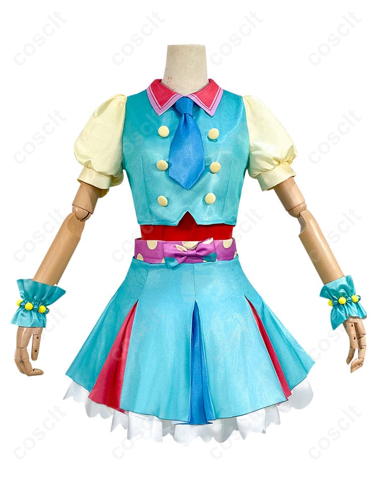 プリパラ 南みれぃ アイドル制服 コスプレ衣装の正面全体図｜高品質な仕上がりをじっくり確認
