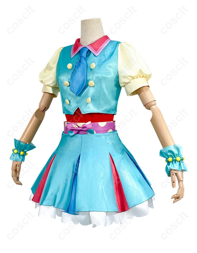 プリパラ 南みれぃ アイドル制服 コスプレ衣装の左側面写真｜着用イメージを立体的に把握