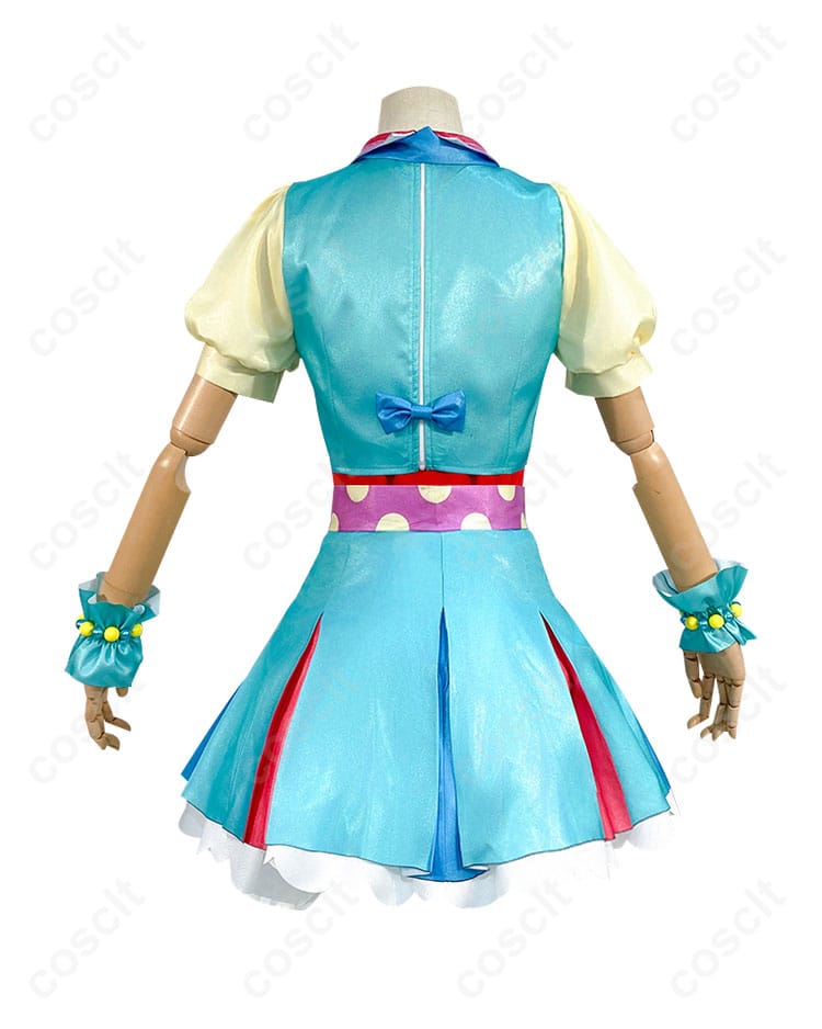 プリパラ 南みれぃ アイドル制服 コスプレ衣装の背面全体図｜リボンやシルエットも忠実再現