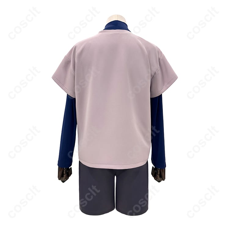 HUNTER×HUNTER（ハンターハンター） キルア＝ゾルディック コスプレ衣装（忠実再現）トップス・インナー・ショートパンツセット【送料無料】 - 3枚目の画像