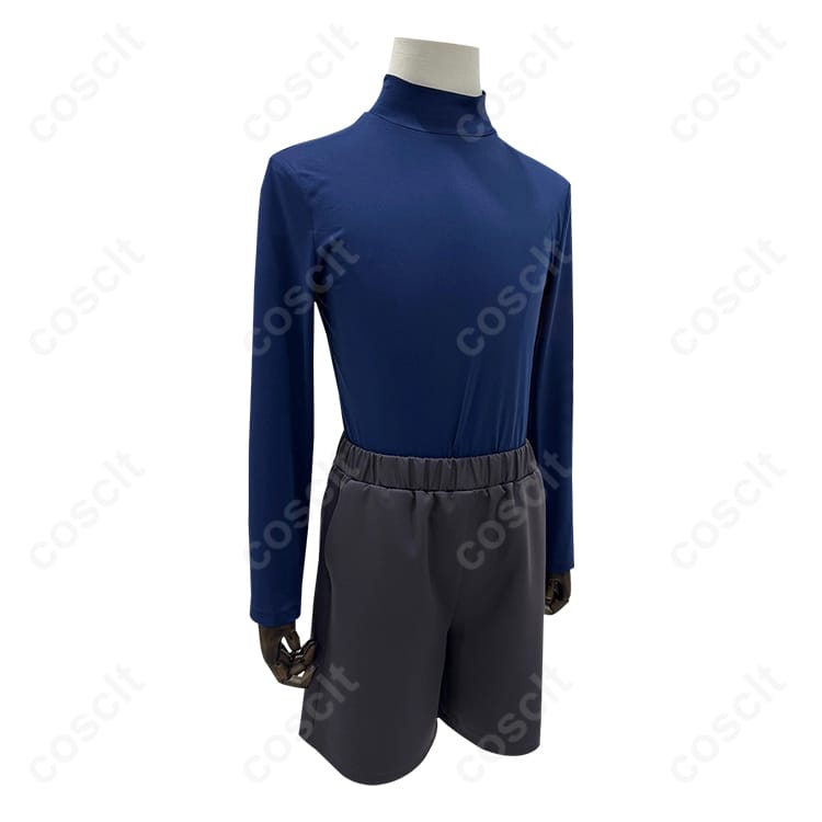 HUNTER×HUNTER（ハンターハンター） キルア＝ゾルディック コスプレ衣装（忠実再現）トップス・インナー・ショートパンツセット【送料無料】 - 4枚目の画像