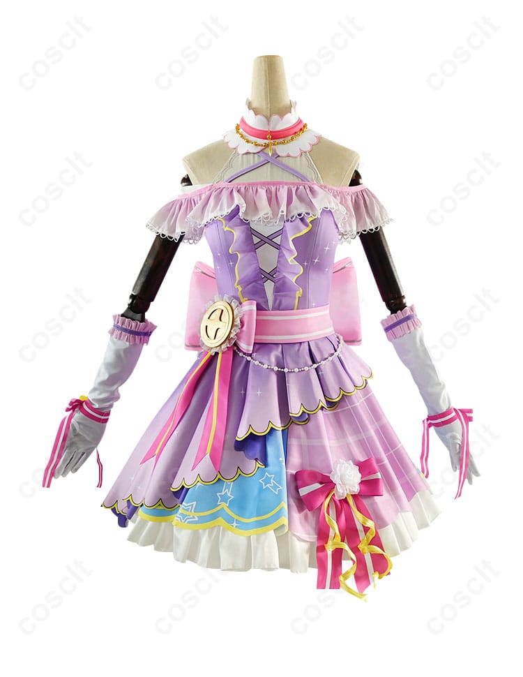ラブライブ！スクフェス 東條希 コスプレ衣装の正面画像。カウントダウンライブ編の「新年を盛り上げて」衣装、細部まで忠実に再現。