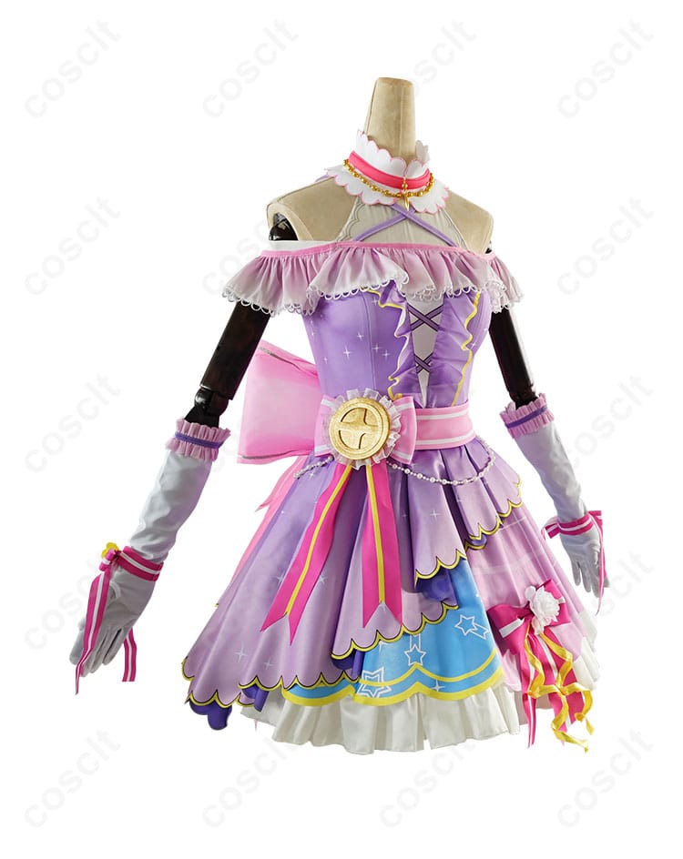 ラブライブ！スクフェス 東條希 コスプレ衣装の側面画像。デザインのディテールとシルエットをしっかりとご覧いただけます。