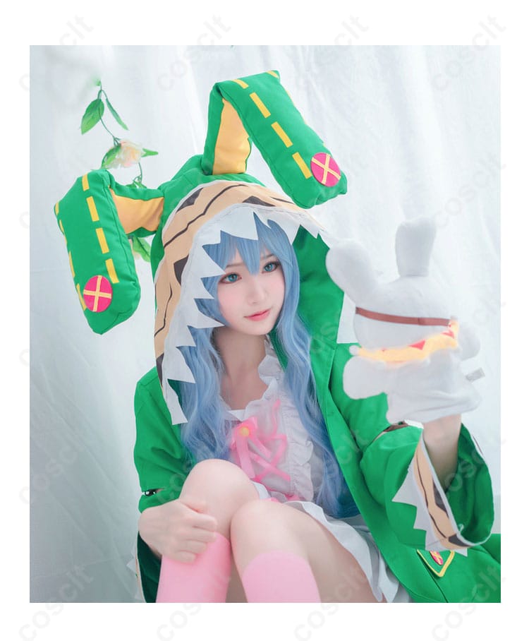 氷芽川四糸乃 コスプレ衣装の衣帽装飾のディテール - 精緻な装飾とこだわりのデザイン