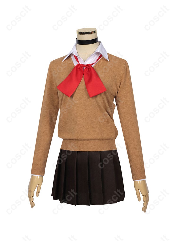 ダンダダン 綾瀬桃 制服 コスプレ衣装の側面画像。衣装のラインやフィット感を確認！