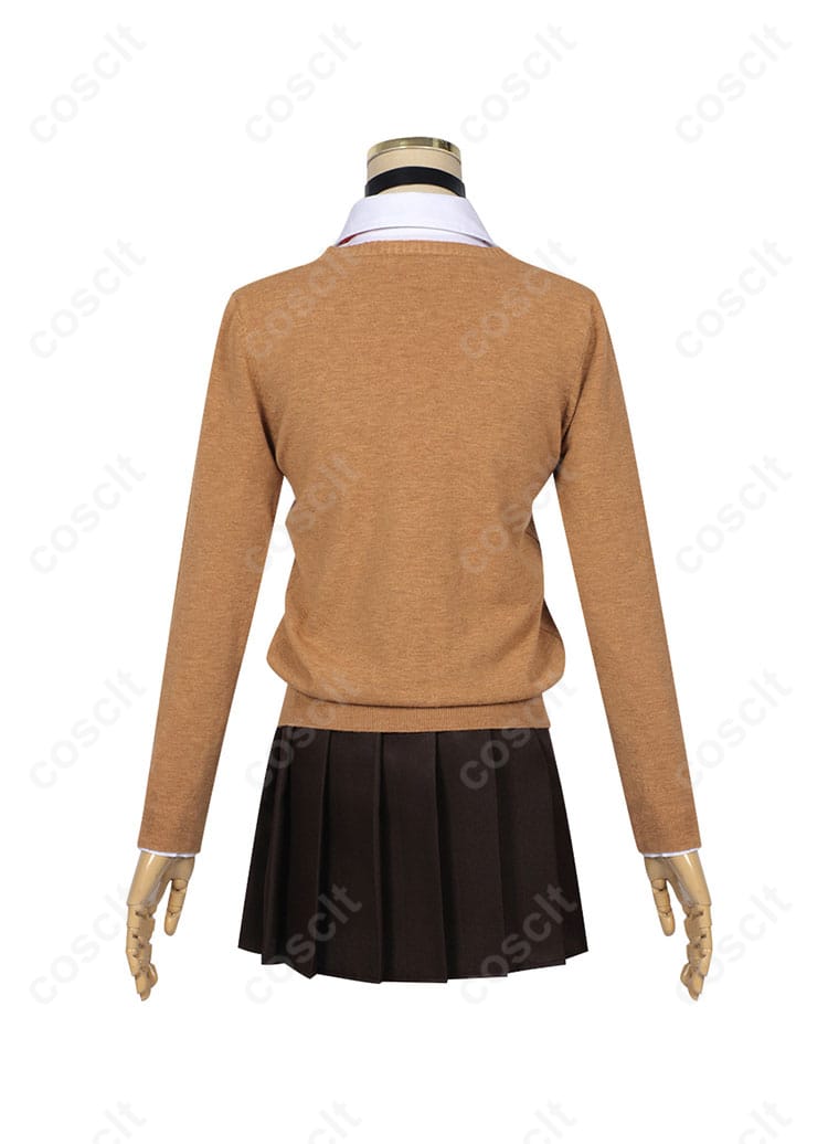 ダンダダン 綾瀬桃 制服 コスプレ衣装の背面画像。後ろのディテールとデザインをチェック！