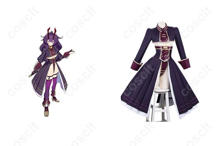 商品正面とキャラクターの画像 - 魔法少女にあこがれて マジアベーゼ コスプレ衣装 正面とキャラクターの組み合わせ