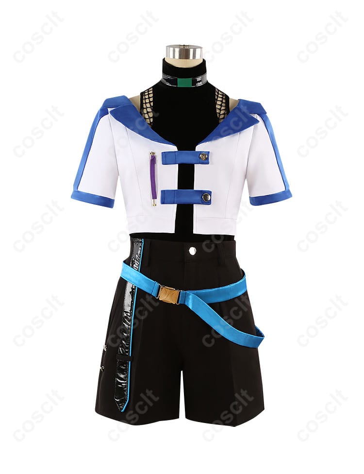 原神 放浪者（スカラマシュ） コスプレ衣装 正面画像。ディテールまで忠実に再現された衣装。