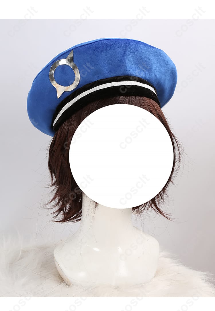 原神 放浪者（スカラマシュ） コスプレ衣装 帽子の装飾細部。細かい刺繍とデザインがリアルに再現。
