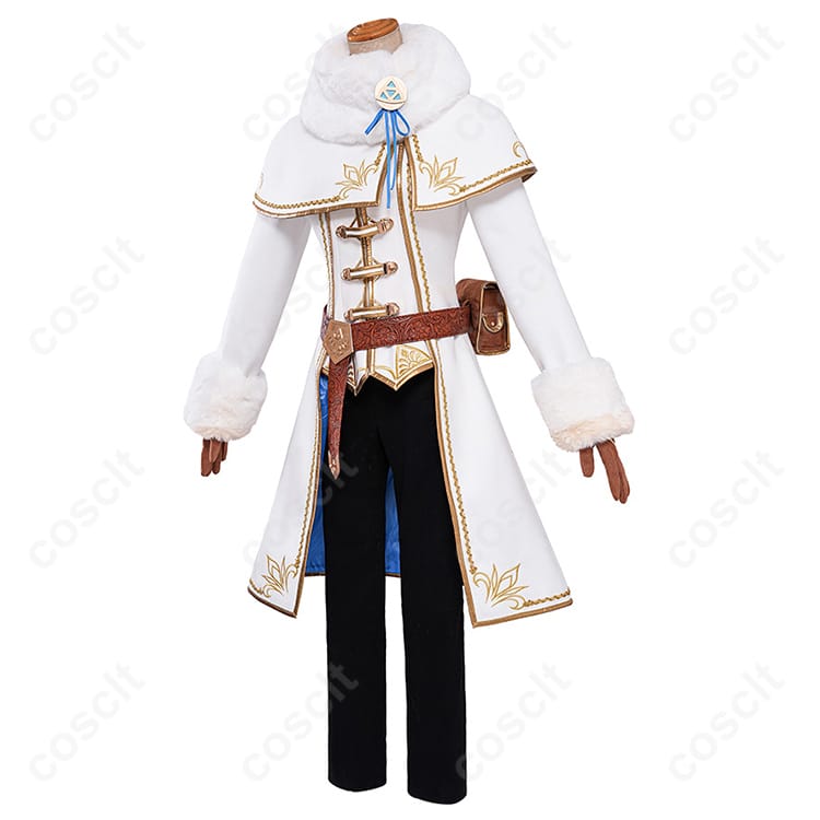 ゼルダの伝説シリーズ（ブレワイ） ゼルダ姫 冬服 コスプレ衣装（高い再現度・快適な着心地） - 2枚目の画像