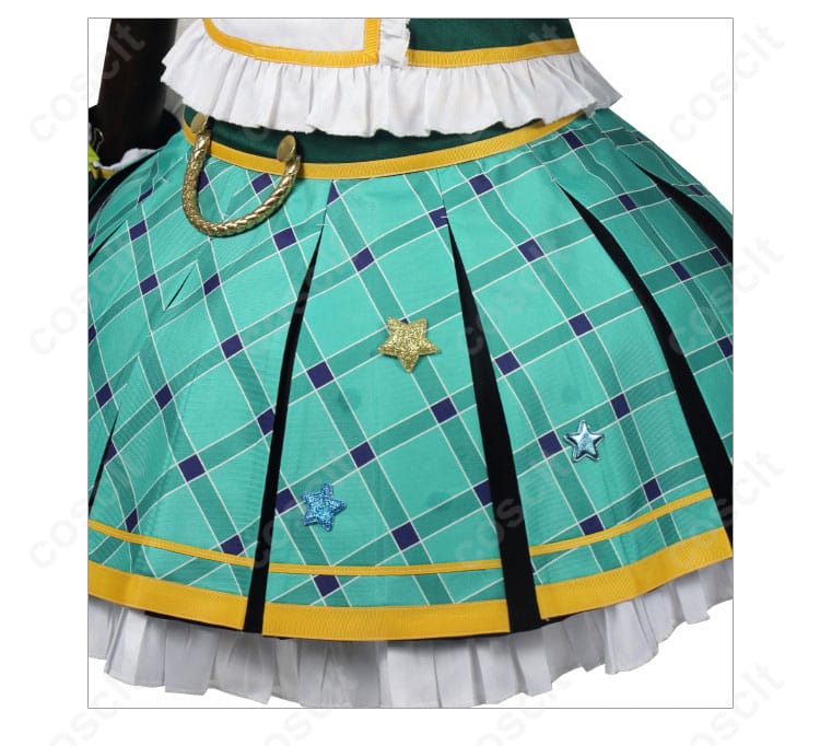 藤堂ユリカ コスプレ衣装 スカート装飾細部。アイカツオンパレード！の衣装の特徴的な装飾。