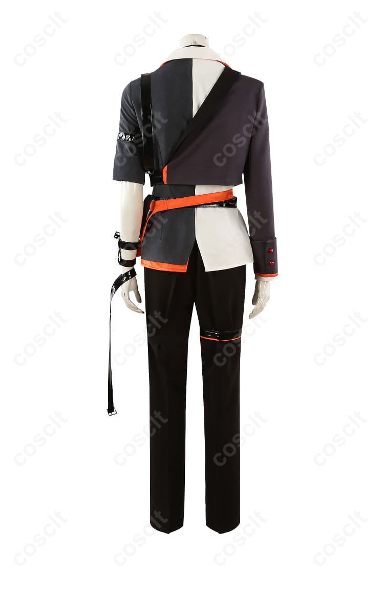 「原神」楓原万葉 コスプレ衣装装飾部分のクローズアップ。精密な刺繍とアクセサリー、豪華な装飾を強調。