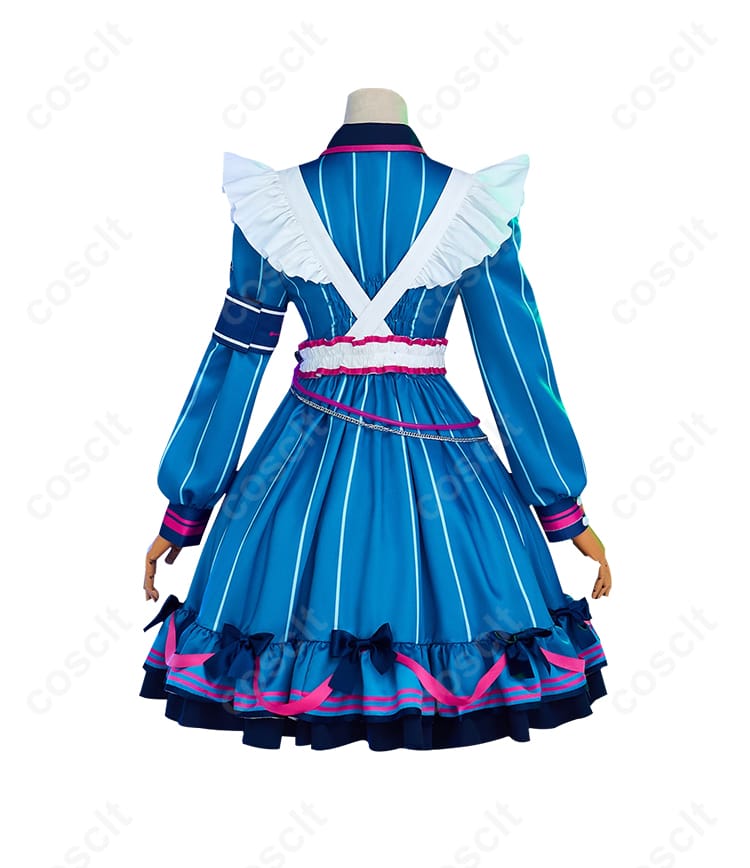 商品背面画像 - 衣装の背面画像。背面のディテールまで丁寧に再現されています。